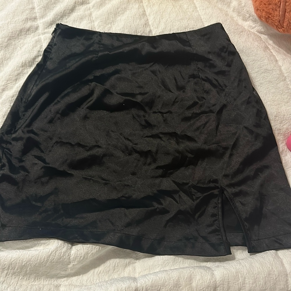 Satin skirt